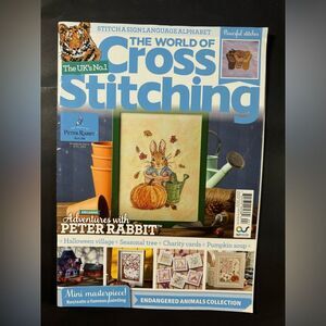 The World Of Cross Stitching Magazine #324 Oct 2022 Peter Rabbit The UK’s No.1